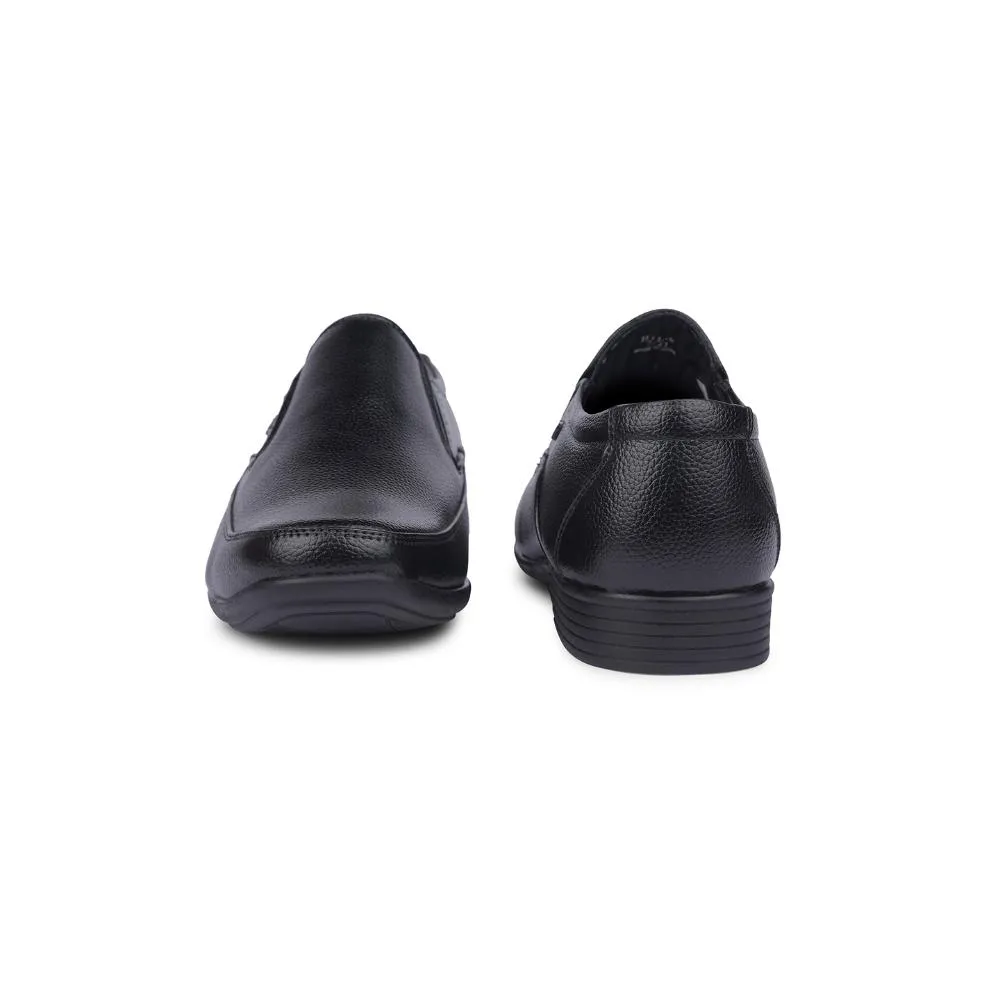 Fortune By Liberty Mens HIL-8 Black Formal Non Lacing Shoes Luxury Gala