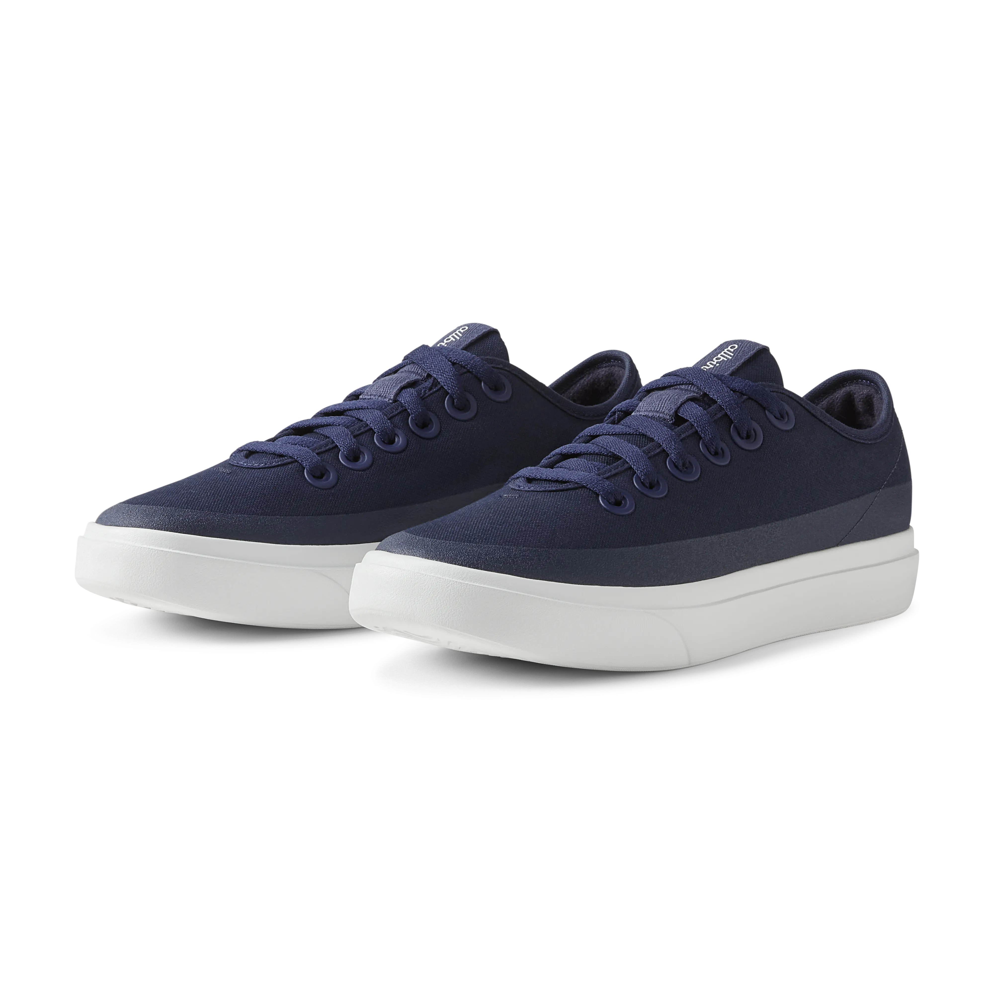 Women's Canvas Pipers - Deep Navy (Blizzard Sole) - 1 Stretch Step
