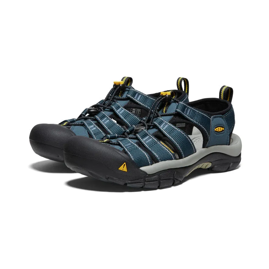 Backless Design Instant Comfort Men's Newport H2 Sandal Wide | Navy/Medium Grey