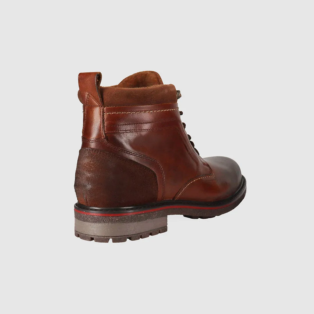 Zip   Up Design Seamless Comfort Trail Exploration Redback Lace Up Boots Camel