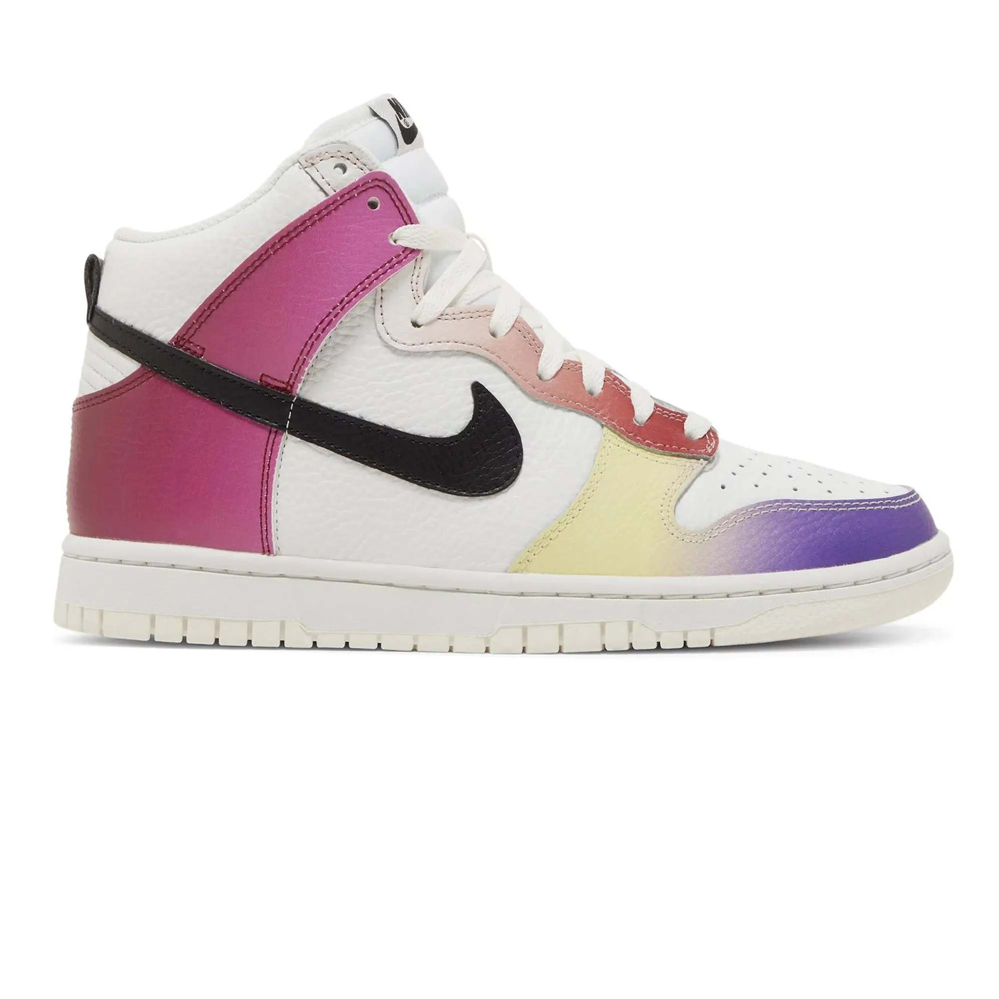 Durable outsole Nike Dunk High 'Multi-Color Gradient' Women's (2023)