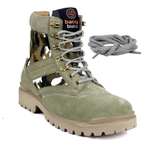 Bacca Bucci Suede Leather Boots Energy Core Zip Up