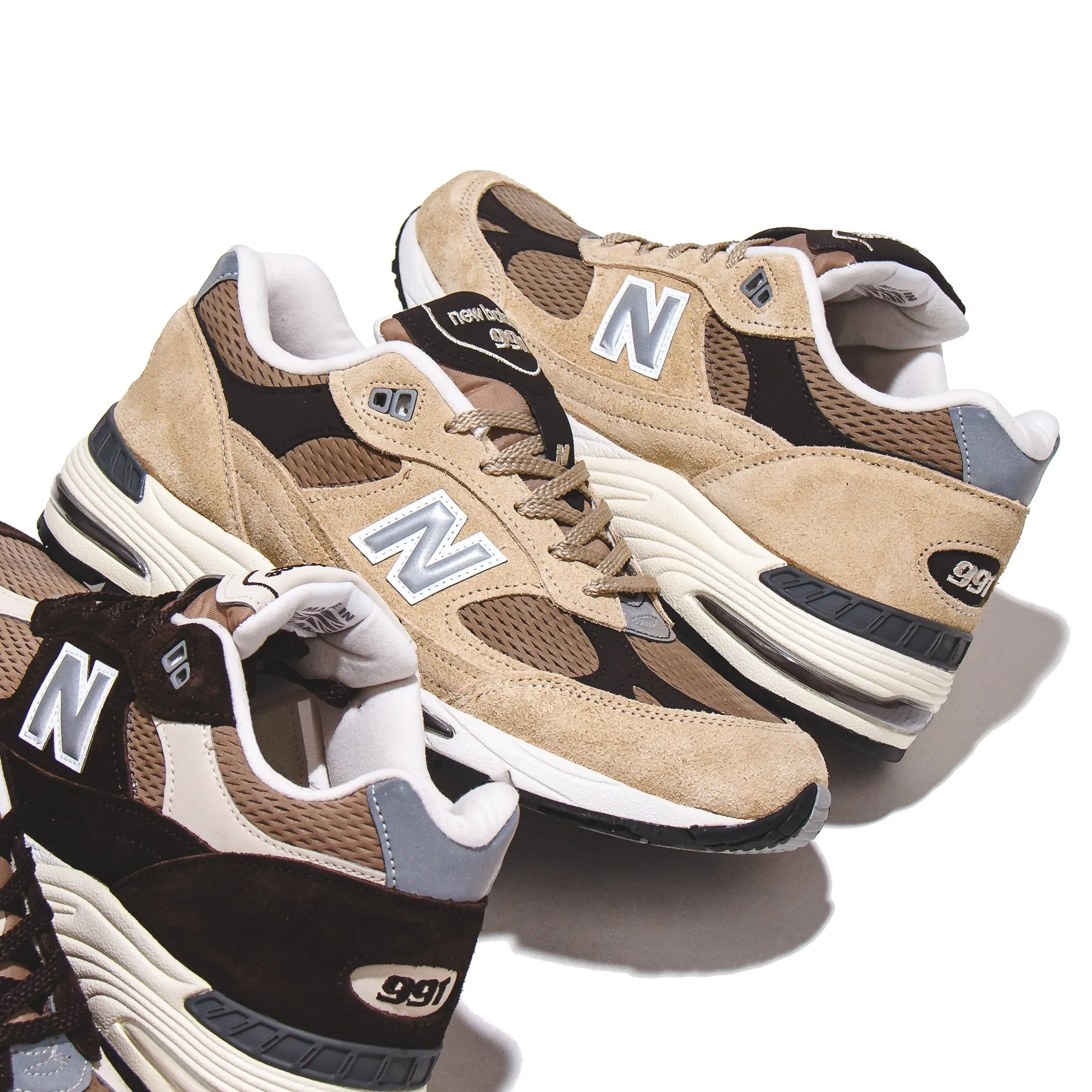 New Balance Men 991v1 Pale Khaki Made In UK M991CGB Flexible Sole