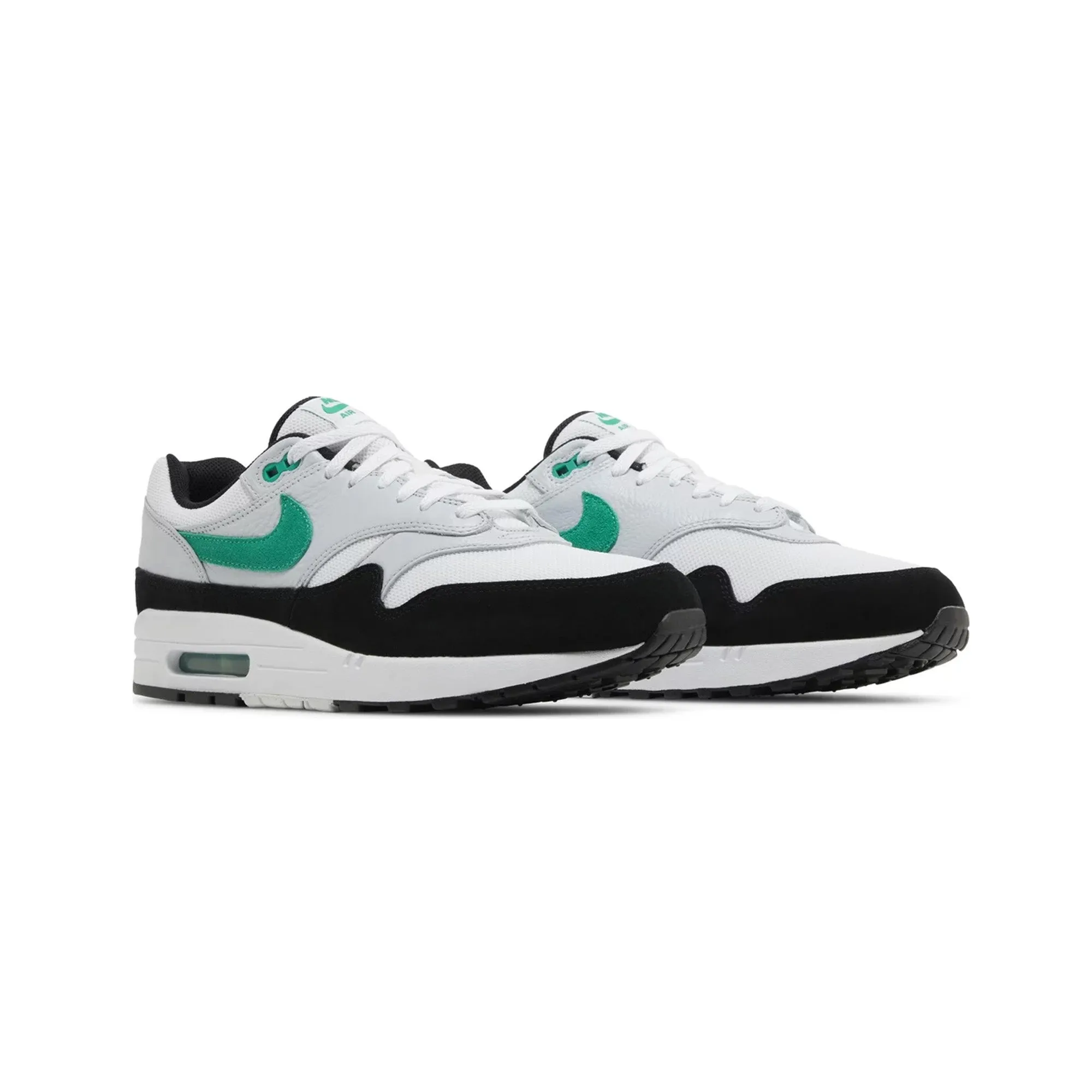 Nike Air Max 1 'White Black Stadium Green' (2024) Eco Friendly Backpacking Trip Comfort Platform