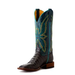 Long-Distance Walk Macie Bean Black Caiman Belly Print Ladies' Boot