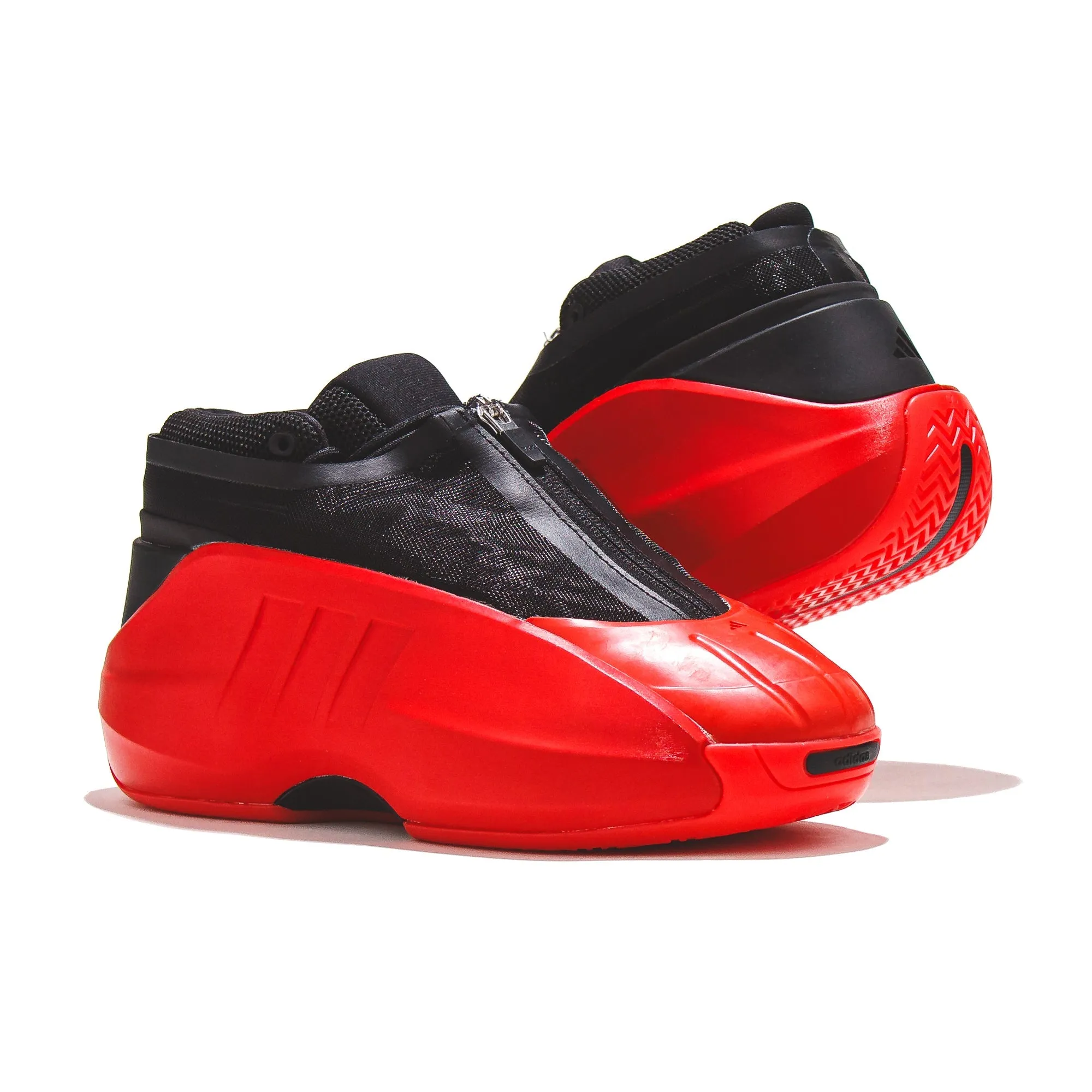 Adidas Basketball Men Crazy IIInfinity Red Black IF4540 Good Traction Smooth Soles