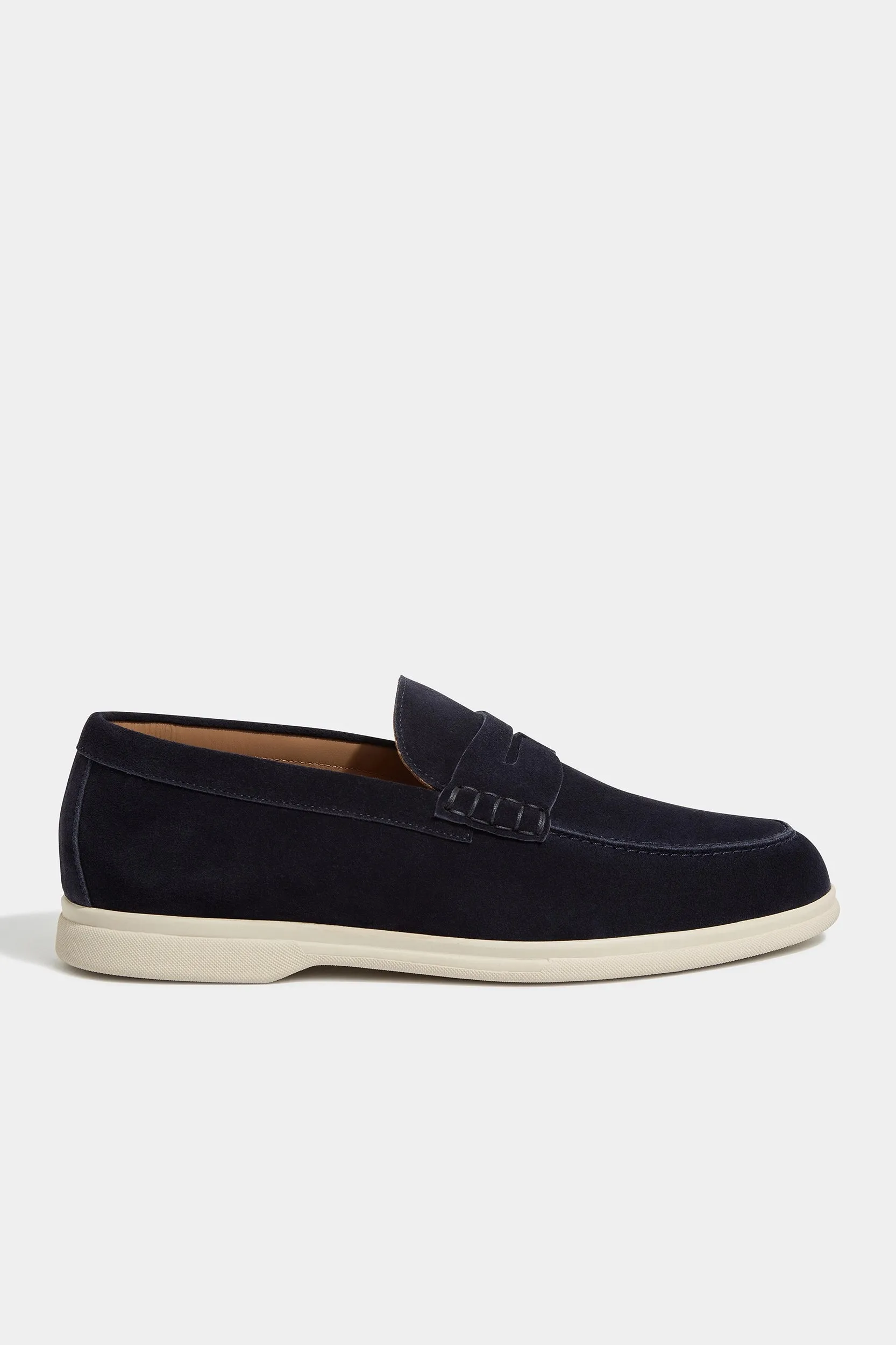 Blue penny loafers - Made in Italy EasyClean