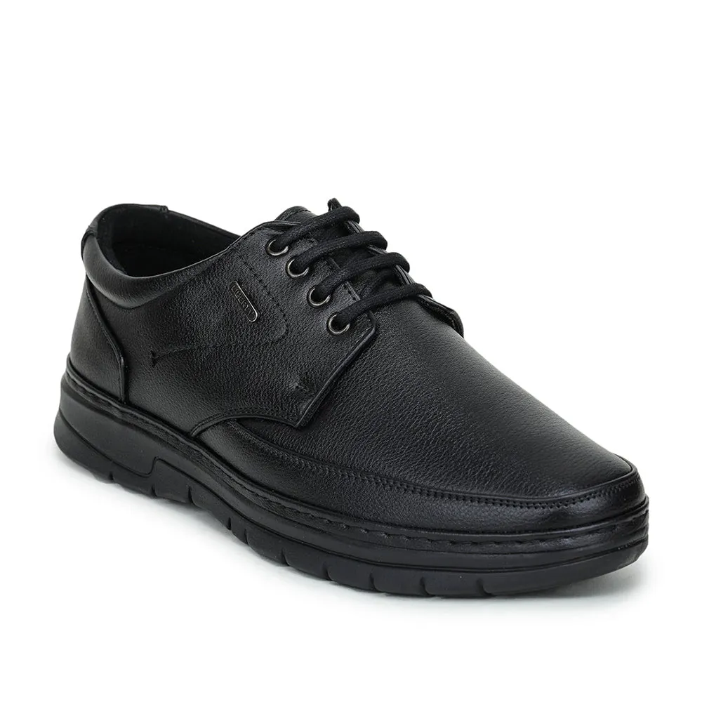 International Event Fortune Black Formal Lace Up Shoes For Men ER-35 By Liberty