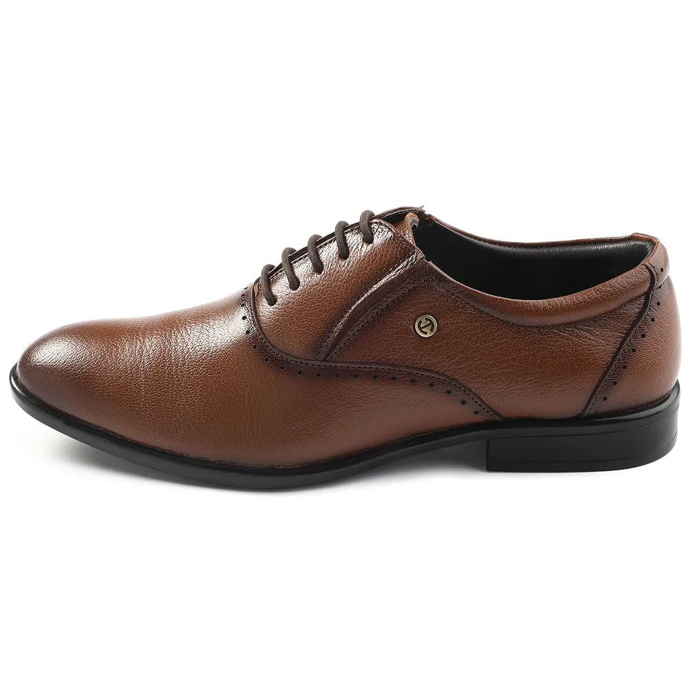 Guest Look Show Fit Healers Tan Formal Lacing Oxford Shoes For Men U993-18 By Liberty