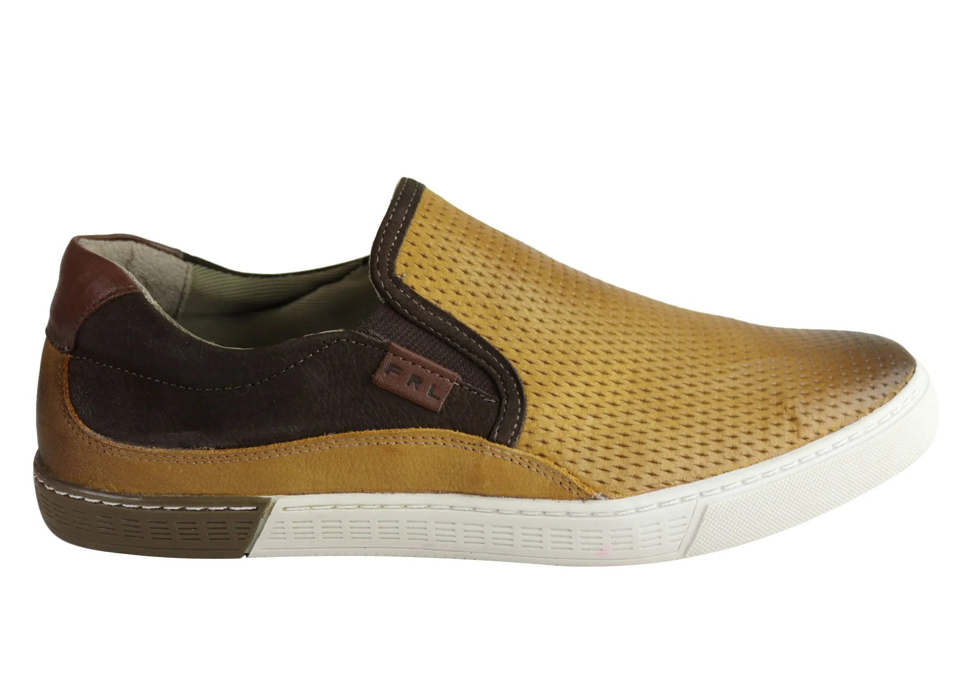 Fit Daily Ferricelli Kelvin Mens Leather Slip On Casual Shoes Made In Brazil
