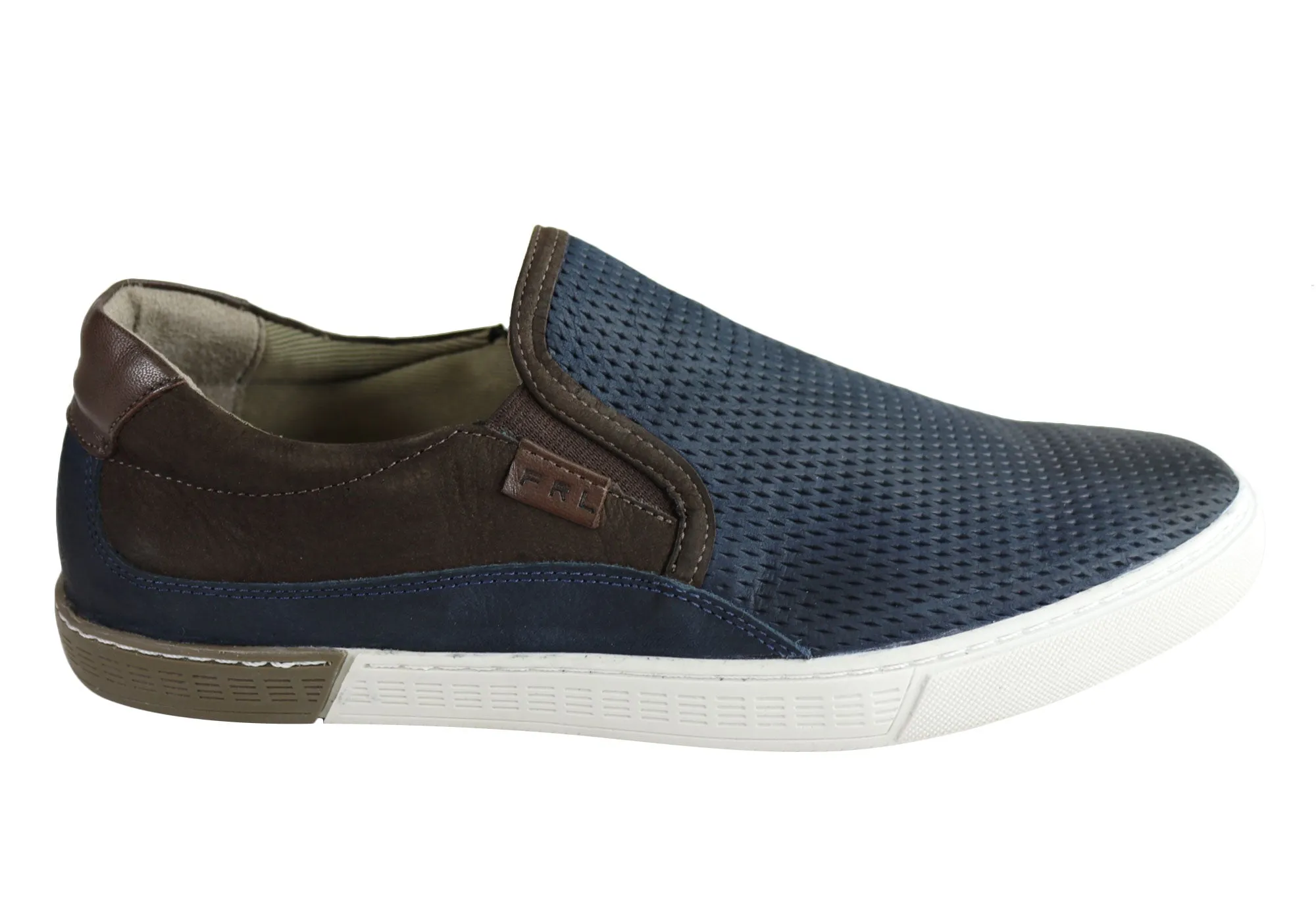 Daily Outfit Ferricelli Kelvin Mens Leather Slip On Casual Shoes Made In Brazil