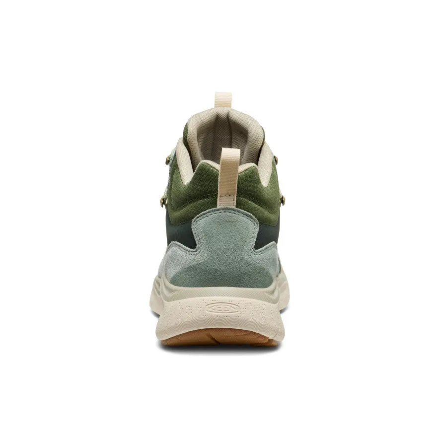 Women's Leiki Waterproof Leather Hiking Boot  |  Iceberg Green/Bronze Green Park Day