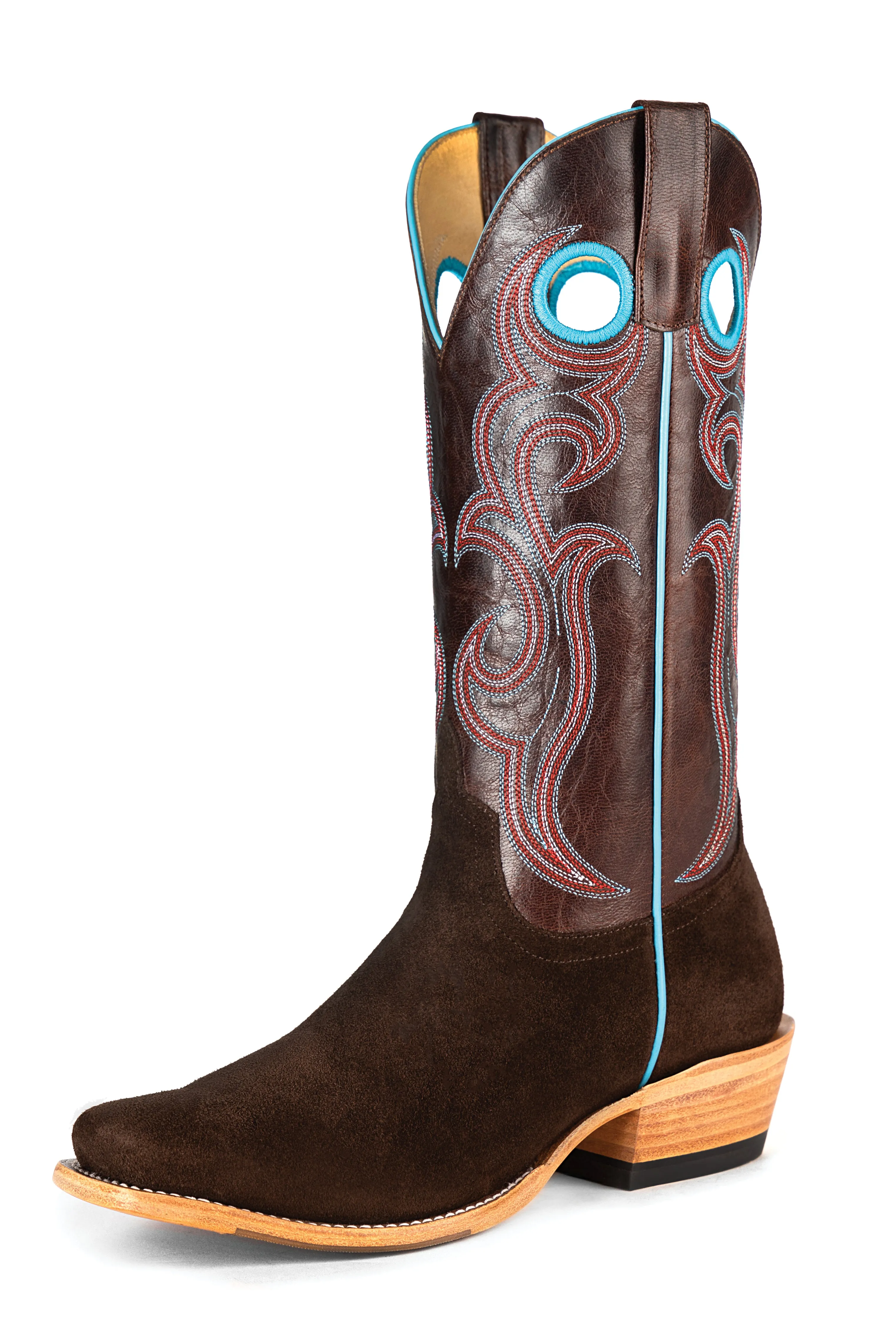 Macie Bean Top Hand Chocolate Suede Ladies' Boot Hard Ground