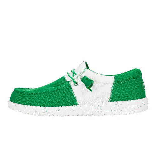 Rich Jewel Durable Material Wally Tri Varsity Mesh - Green/White