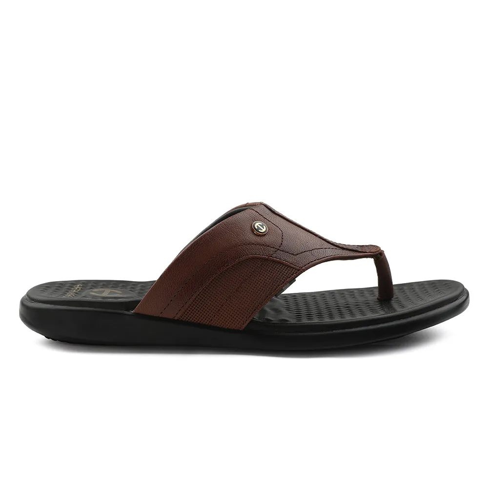 Wardrobe Base Healers Tan Casual Slipper For Men RELIEF-1 By Liberty