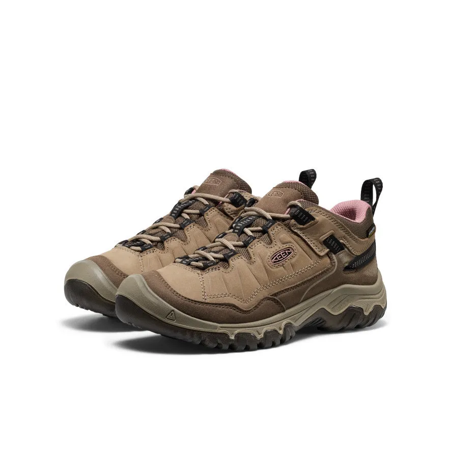 Air Flow quick dry Women's Targhee IV Waterproof Hiking Shoe  |  Brindle/Nostalgia Rose