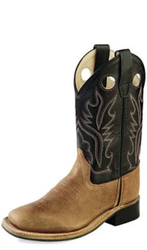 Breathable Material Formal kids' shoes Old West Light Brown Children's Boot
