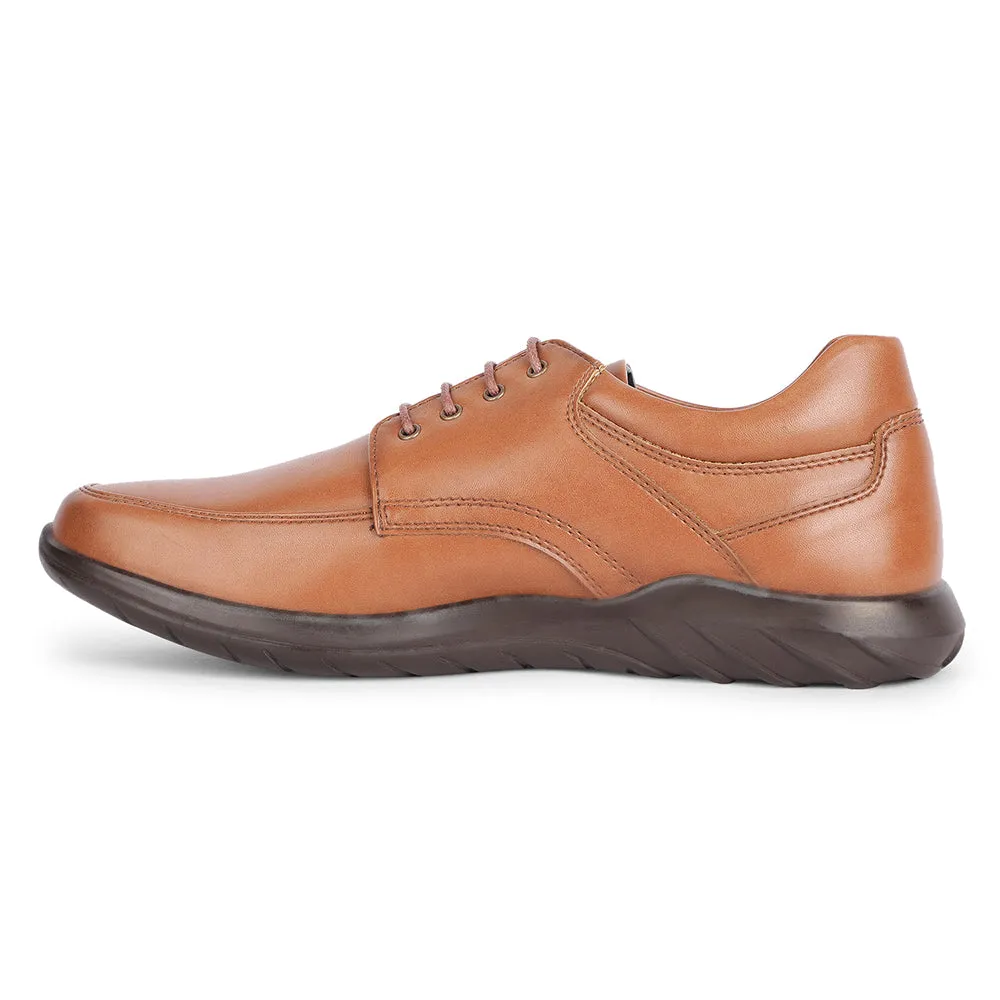Polish Edge Fortune Formal Tan Lacing Shoes For Men BENTLICK-E By Liberty