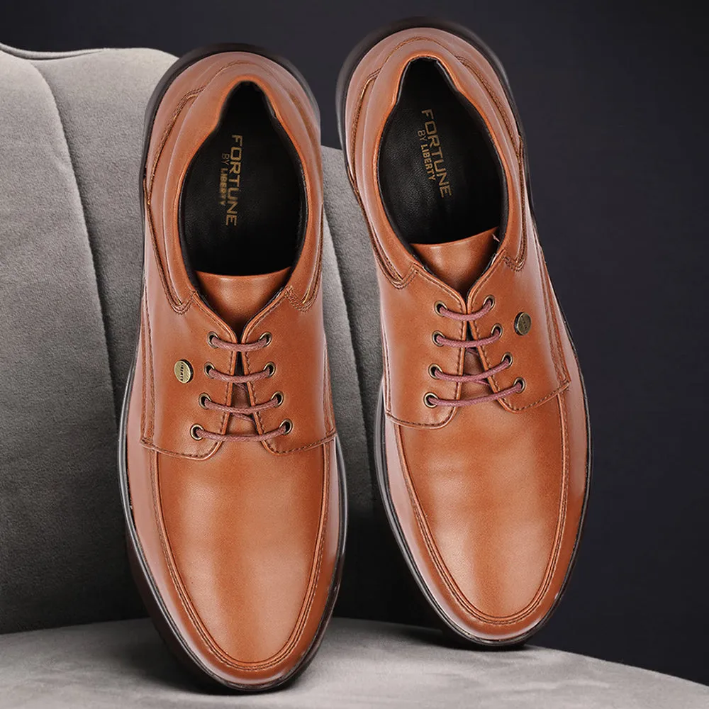 Fortune Formal Tan Lacing Shoes For Men BENTLICK-E By Liberty Style Crisp