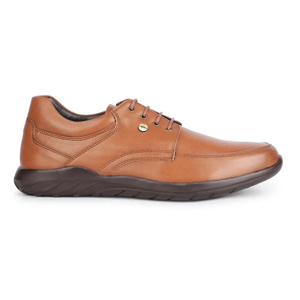 Medium Heel Fortune Formal Tan Lacing Shoes For Men BENTLICK-E By Liberty