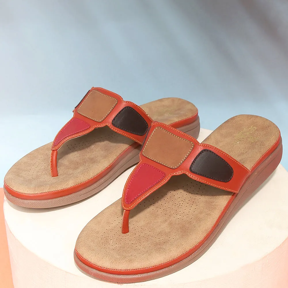 Senorita Casual (Cherry) Slipper For Women M17-03 By Liberty Sport Active