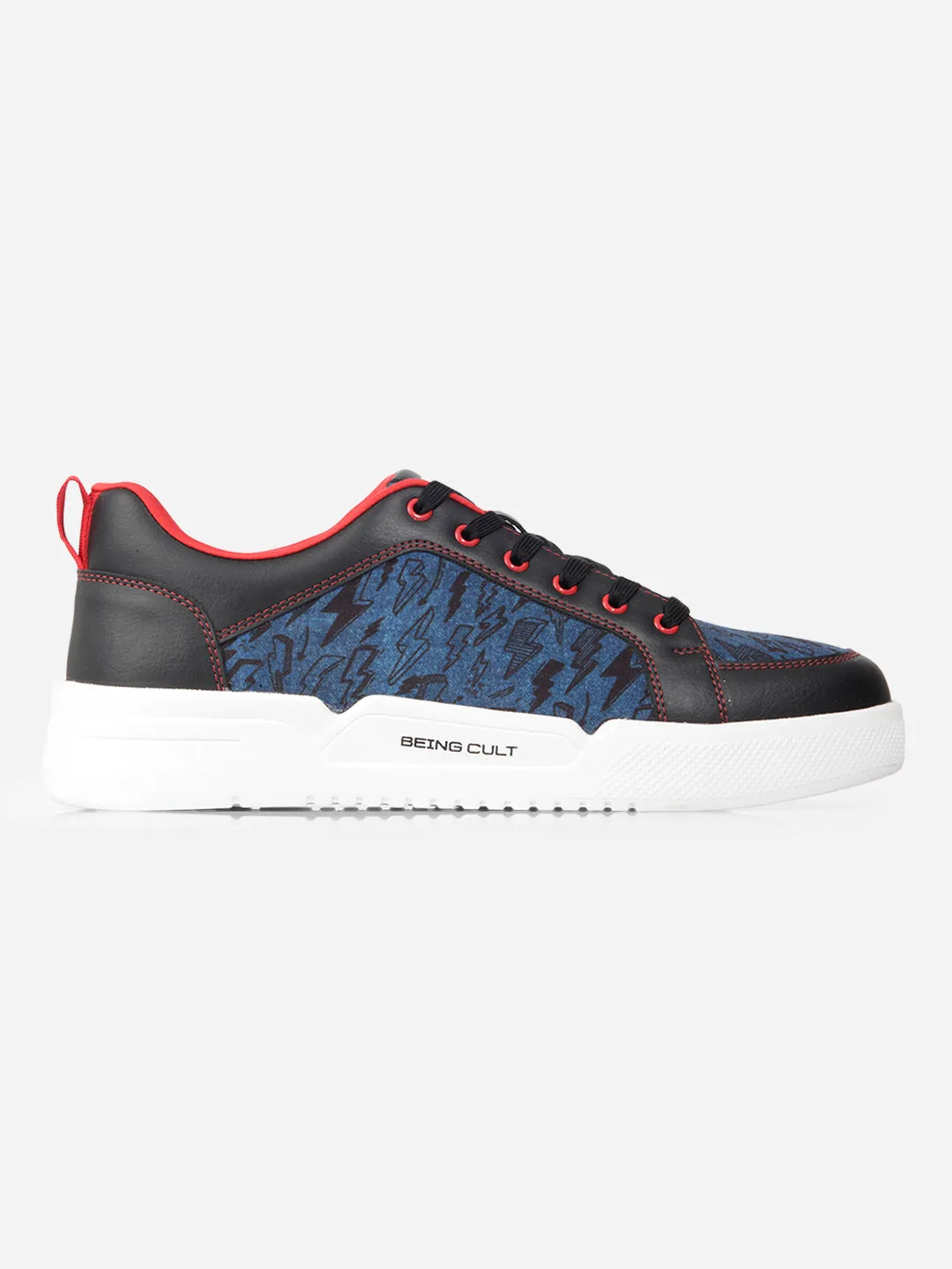 Fresh Look Responsive Activity Men's Navy Black Textured Sneakers IX6019
