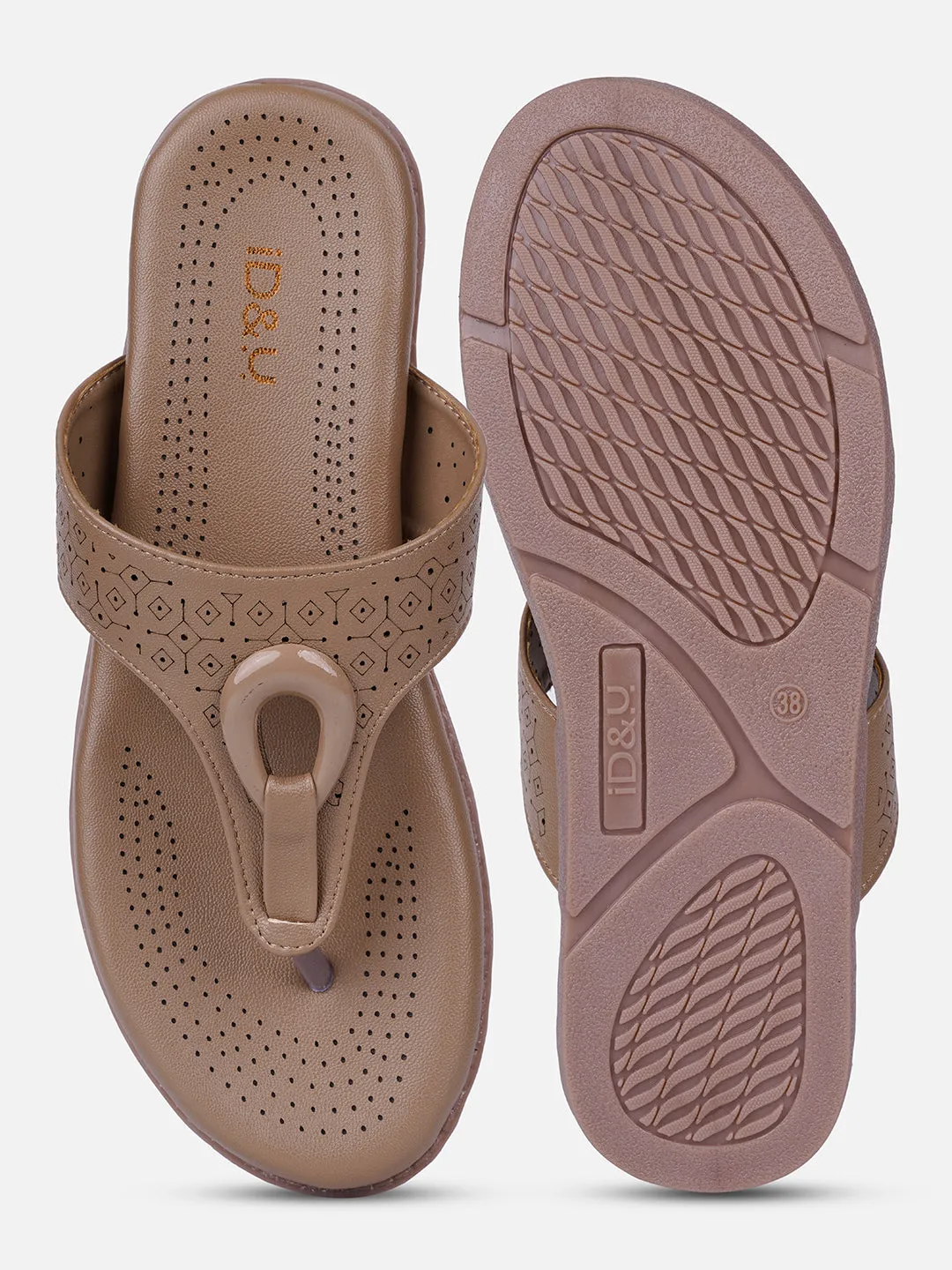Women's Chiku Thong Sandals (IU6015) Unique Design Soft Slides