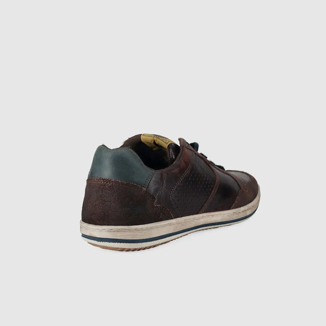 Crest Casual Shoes Dark Brown Plain Jog