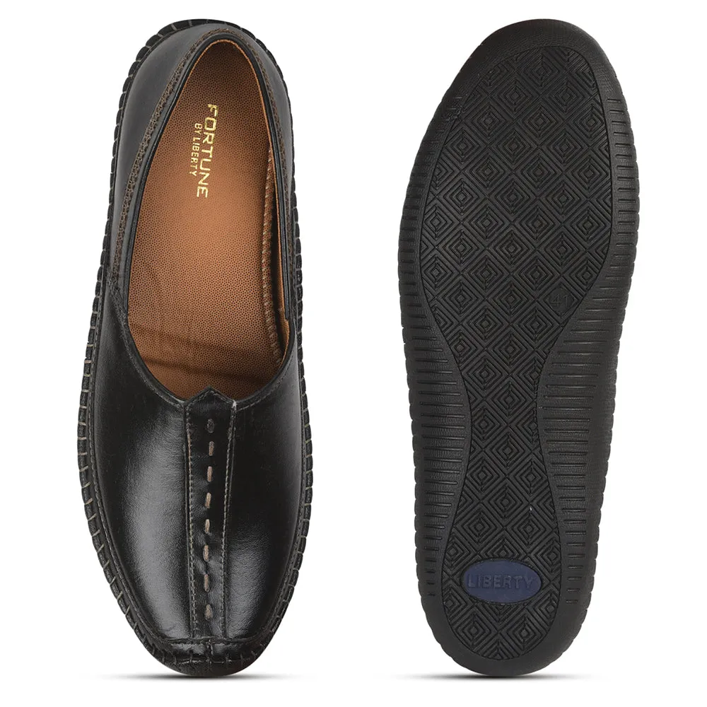 Art Craft Fortune Black Casual Mojari For Men BRL-25 By Liberty