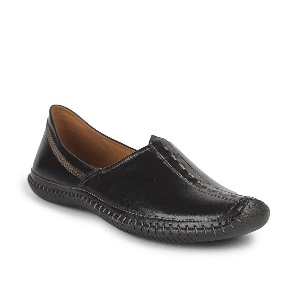Vintage Edge Fortune Black Casual Mojari For Men BRL-25 By Liberty
