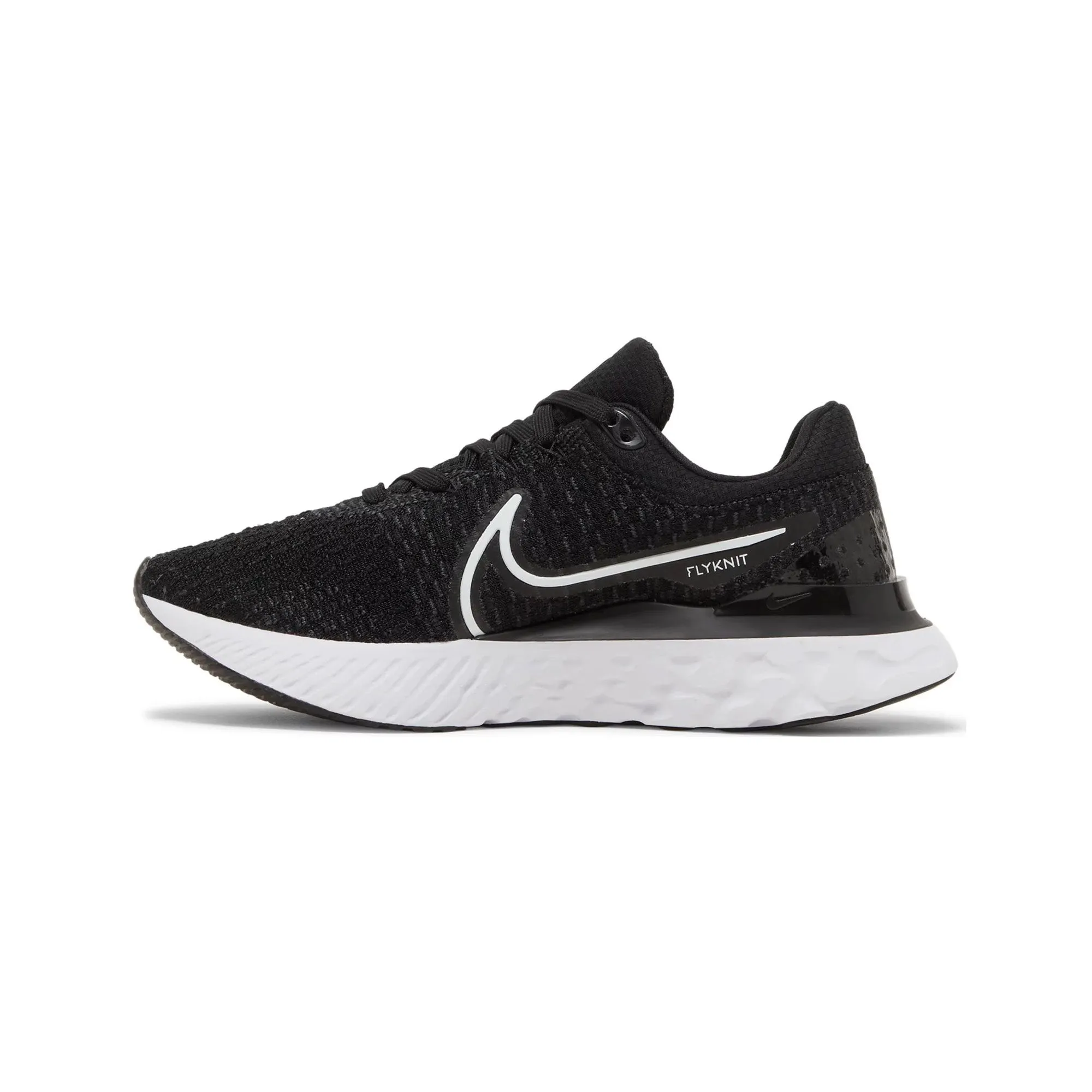 Nike React Infinity Run Flyknit 3 'Black White' Women's Memory Foam Wellness Seekers Shine Bright