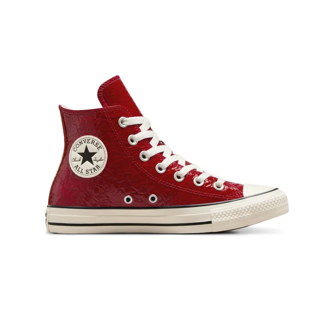 Converse - Women's Chuck Taylor All Star Crinkled Leather High Top Shoes (A13385C) sports