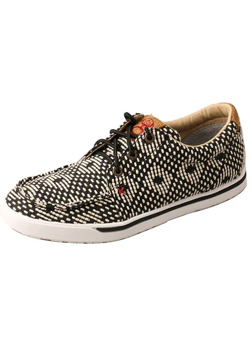 Twisted X Black/White Ladies' Hooey Loper Street Comfort