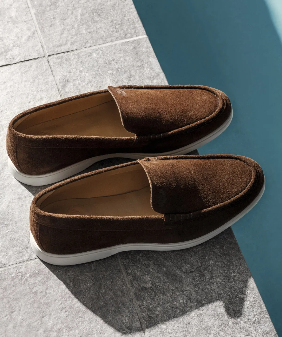 Mocassin MONACO Daim Marron Sturdy materials