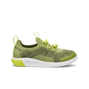 Shock Absorbing System Narrow - fit kids' shoes Little Kids' KNX Knit Sneaker  |  Iguana/Evening Primrose