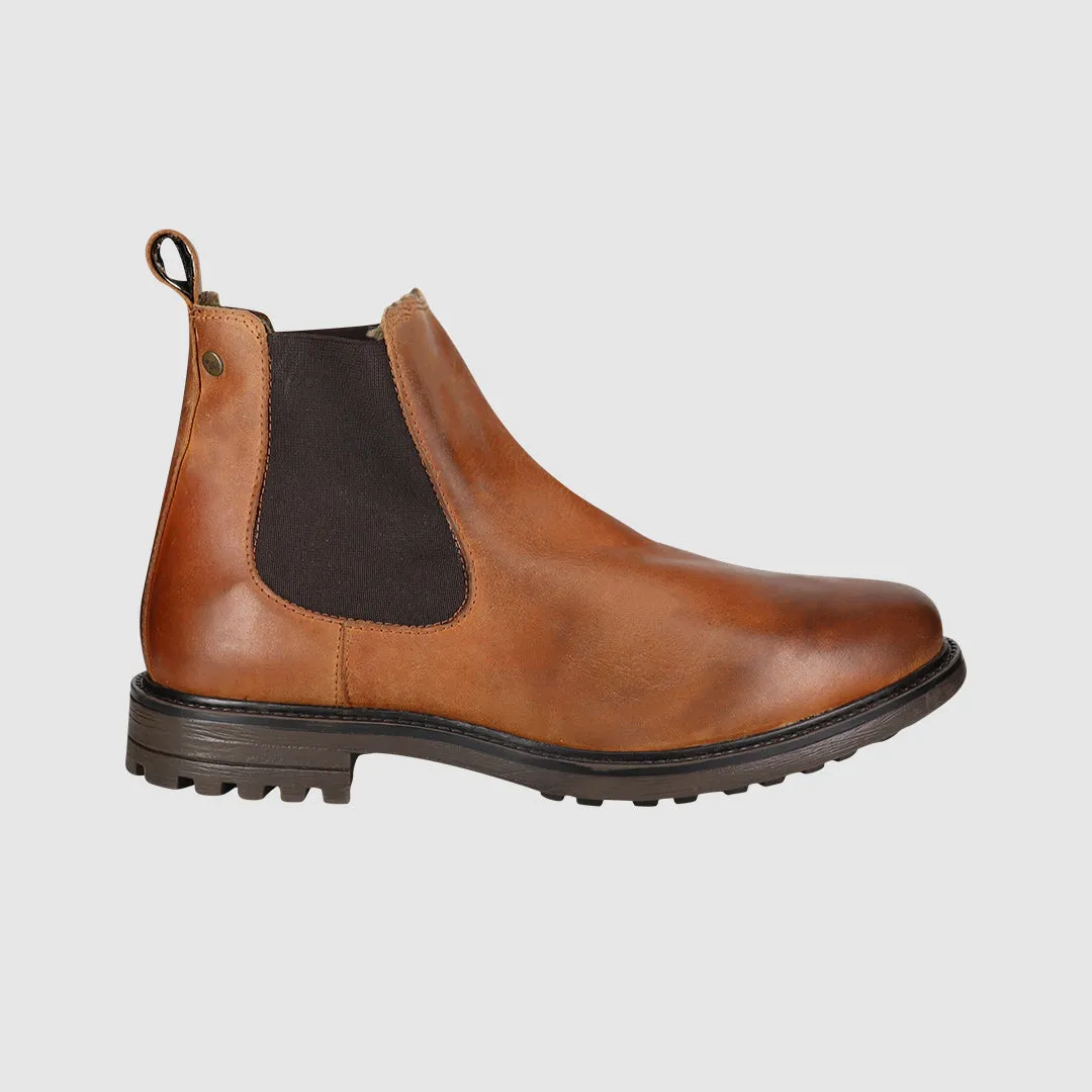 Rugged Built Outdoor Trek Rodeo Chelsea Boots Cognac