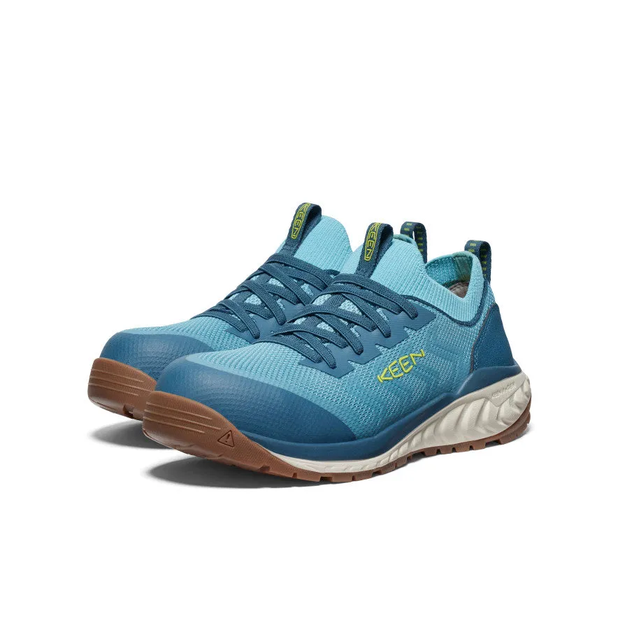 Durable Upper Road Suitable Women's Arvada Shift Work Sneaker (Carbon Toe)  |  Reef Waters/Legion Blue
