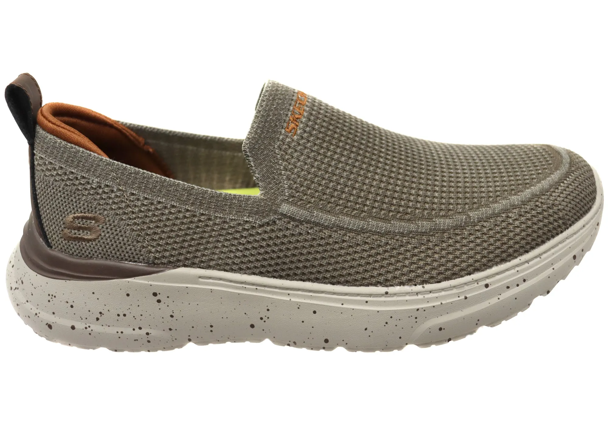 Skechers Mens Glenan Anders Comfortable Slip On Shoes Active Comfort