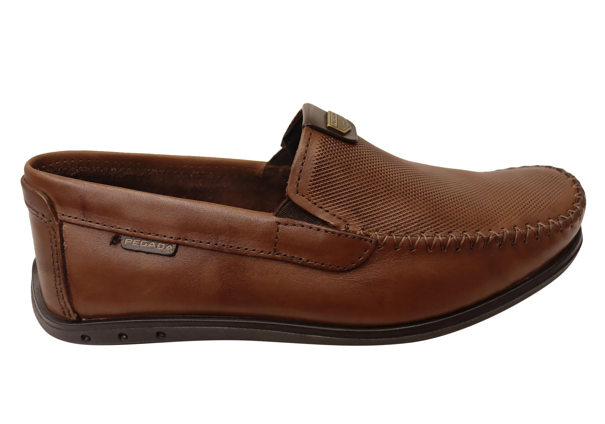 All Walks Modern Pegada Oscar Mens Comfortable Leather Loafers Shoes Made In Brazil