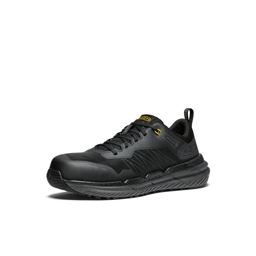 Men's Speedworks Work Sneaker (Carbon Toe)  |  Black/Steel Grey Quick Comfort Slides