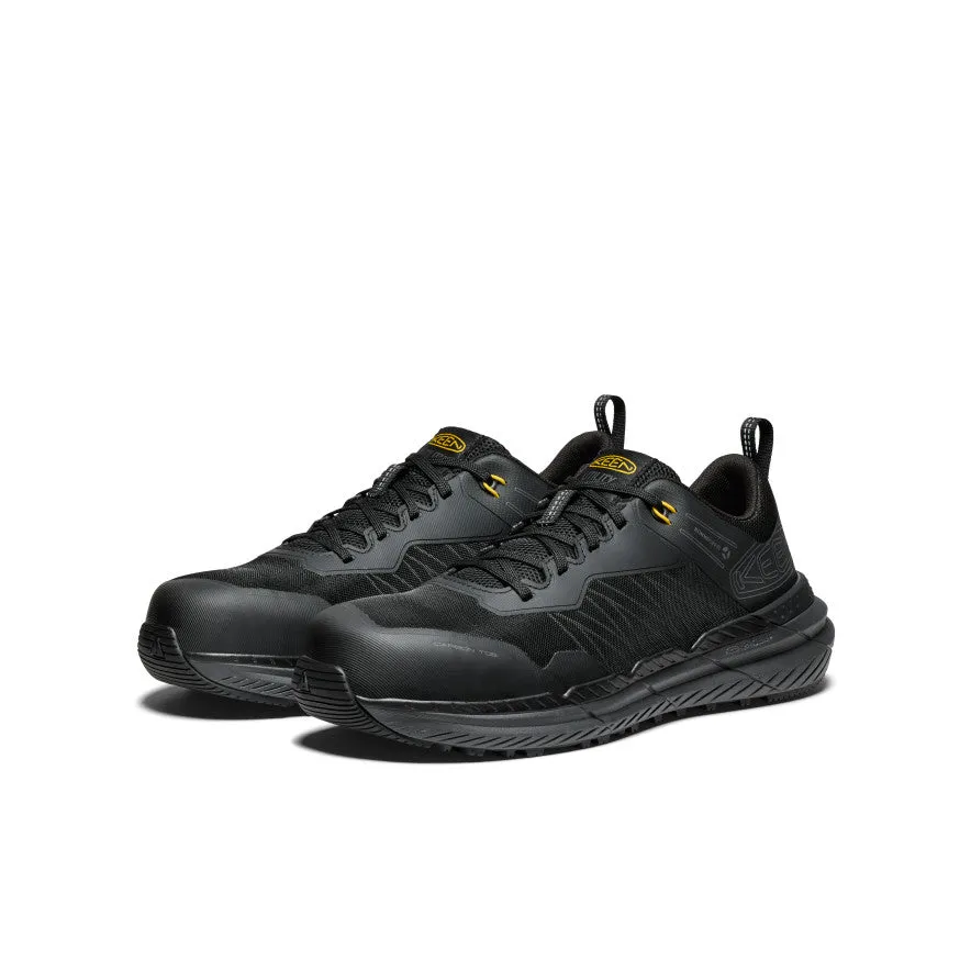 Men's Speedworks Work Sneaker (Carbon Toe)  |  Black/Steel Grey Practical Design