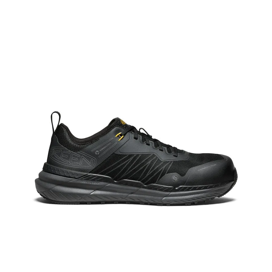 Men's Speedworks Work Sneaker (Carbon Toe)  |  Black/Steel Grey Weekend Casual