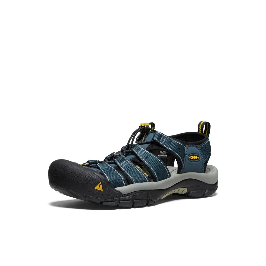 Relax Fit Slip Woven material Men's Newport H2 Sandal  |  Navy/Medium Grey