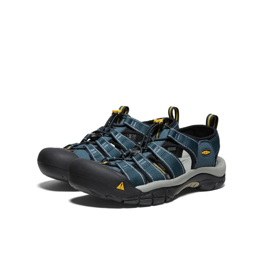 heel cup Work Life Men's Newport H2 Sandal  |  Navy/Medium Grey