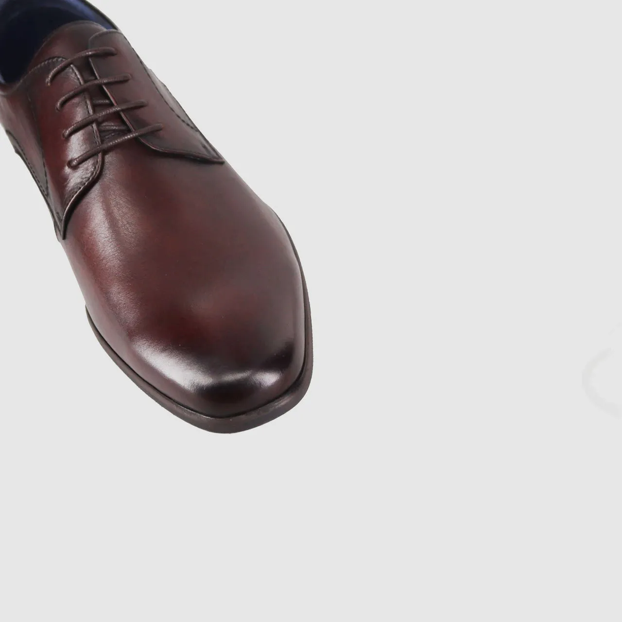 Quality Dark Brown Dress Shoes Padded collar