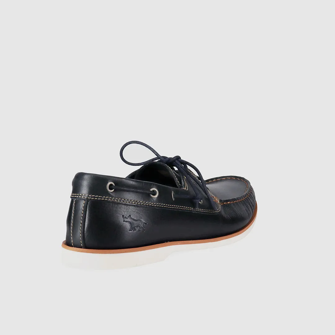 Easy Walk Byron Boat Shoes Navy