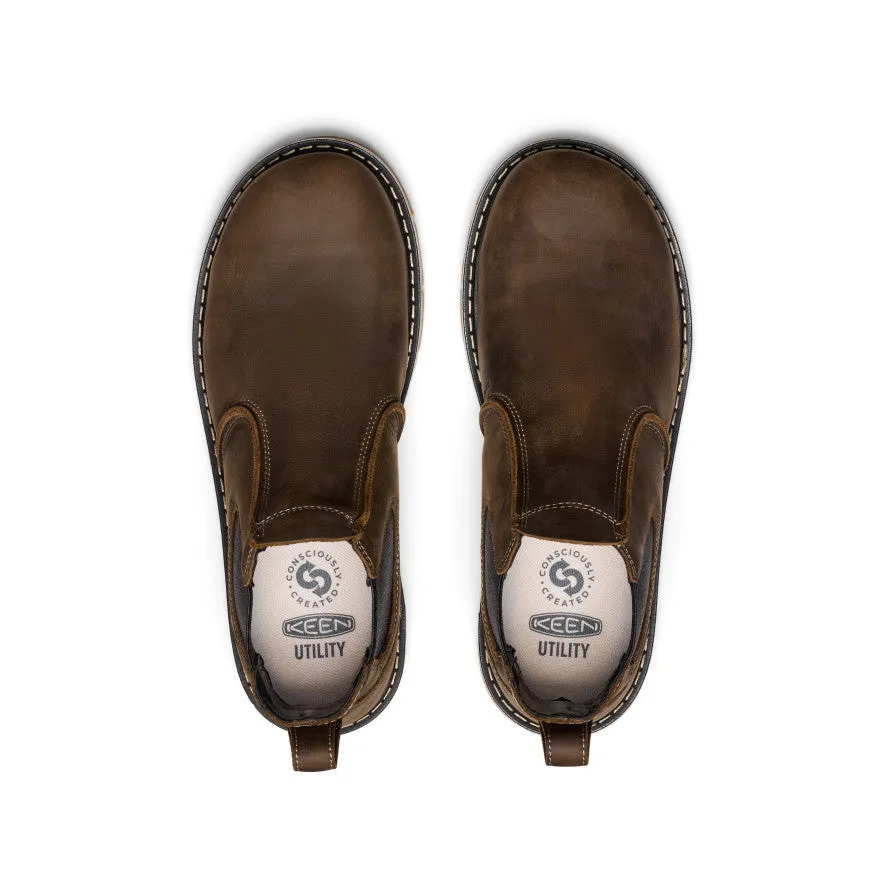 Men's San Jose Chelsea 90 Heel Boot (Aluminum Toe)  |  Cascade Brown/Gum Durable Upper
