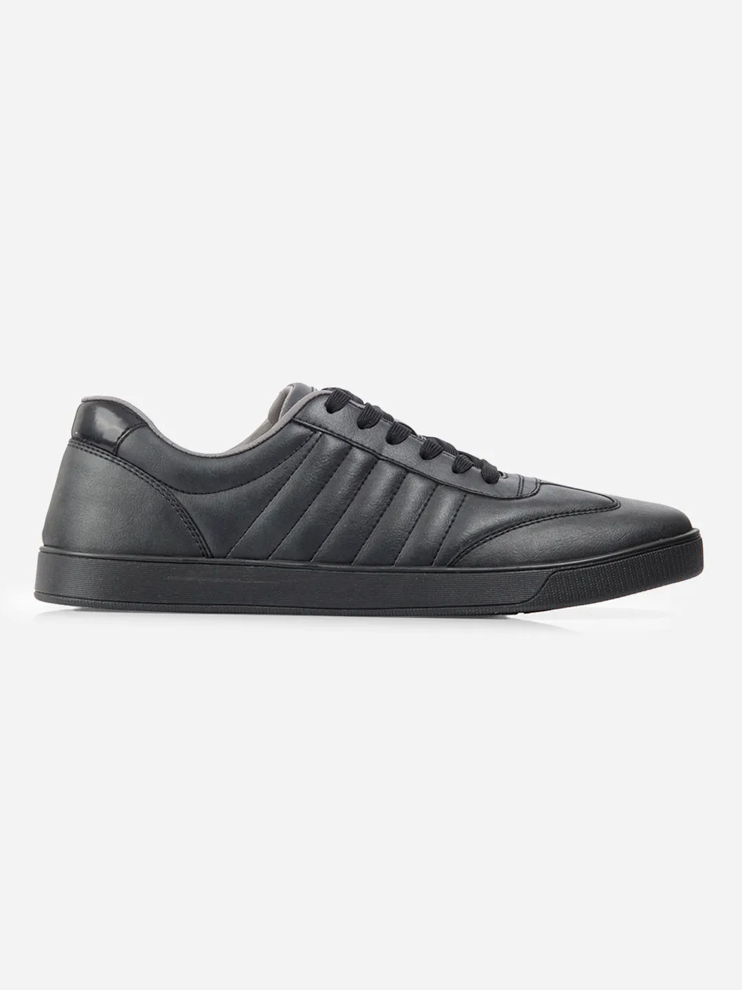 Aerodynamic Structure All-around cushioning Men's Black Lace Up Sneakers IX6020