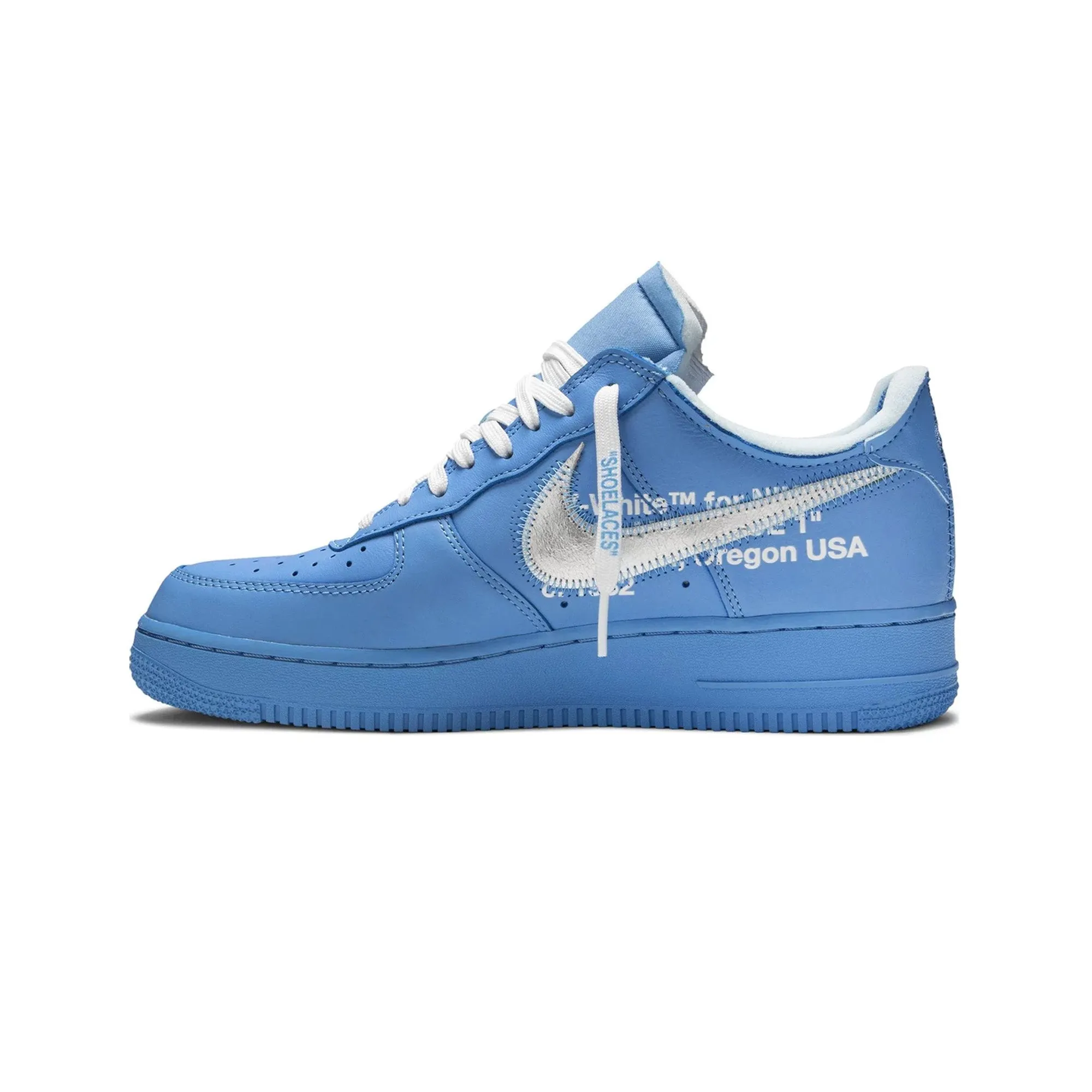 Nike Air Force 1 Low Off-White MCA 'University Blue' (2019) Buckle Fit Durable Build Minimalist Fans
