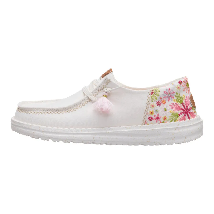 Wendy Funk Embroidered Floral - Ivory/Multi Cliff Edge